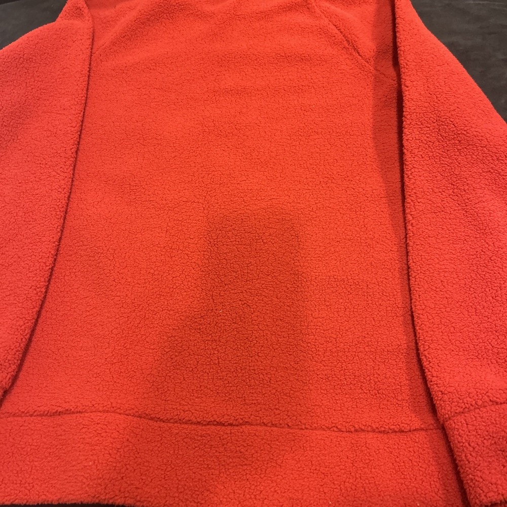 Rockin' Around Christmas‎ Sweatshirt Red With Velvet Star Gold Joy Sparkles Soft - Picture 9 of 9